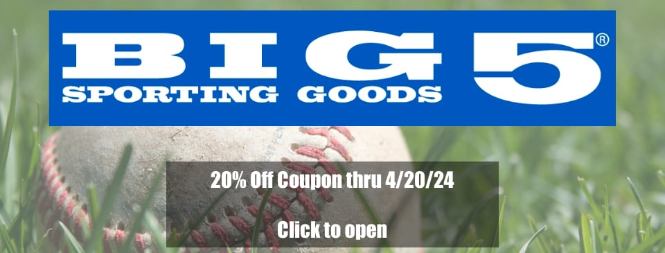 20% Off at Big 5 Sporting Goods